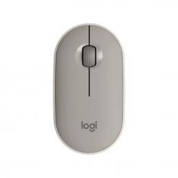 SKI - สกี จำหน่ายสินค้าหลากหลาย และคุณภาพดี | Logitech M350 Pebble เม้าส์ไร้สาย Bluetooth®&Wireless 2.4GHz  สีน้ำตาล
